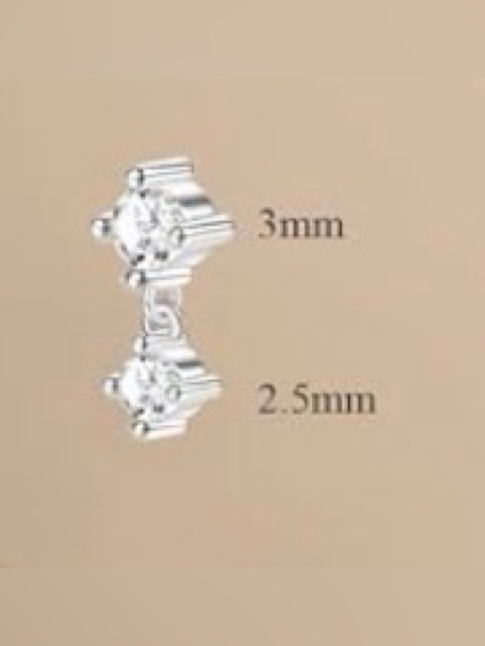 ⭐️FINAL PRICE #137 Stainless Steel Pearl and Cubic Zirconia Stud Earring Set - Picture 2 of 3